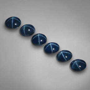 Achetez naturel ct bleue saphir étoilé gems, coupe ovale, en provenance thaïlande chez gemselect. en stock, livraison internationale!