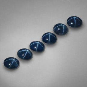 Achetez naturel ct bleue saphir étoilé gems, coupe ovale, en provenance thaïlande chez gemselect. en stock, livraison internationale!