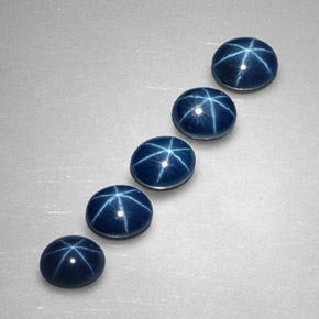 Achetez naturel ct bleue saphir étoilé gems, coupe ovale, en provenance thaïlande chez gemselect. en stock, livraison internationale!