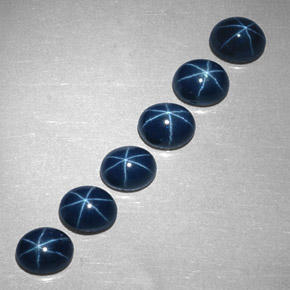 Achetez naturel ct bleue saphir étoilé gems, coupe ovale, en provenance thaïlande chez gemselect. en stock, livraison internationale!