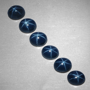 Achetez naturel ct bleue saphir étoilé gems, coupe ovale, en provenance thaïlande chez gemselect. en stock, livraison internationale!