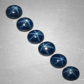 Achetez naturel ct bleue saphir étoilé gems, coupe ovale, en provenance thaïlande chez gemselect. en stock, livraison internationale!