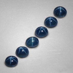 Achetez naturel ct bleue saphir étoilé gems, coupe ovale, en provenance thaïlande chez gemselect. en stock, livraison internationale!