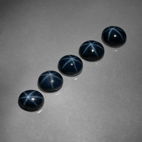 Achetez naturel ct Bleu Saphir Étoilé gems, Coupe ovale, En provenance Thaïlande chez GemSelect. En stock, livraison internationale!