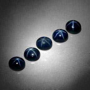 Achetez naturel ct bleue saphir étoilé gems, coupe ovale, en provenance thaïlande chez gemselect. en stock, livraison internationale!