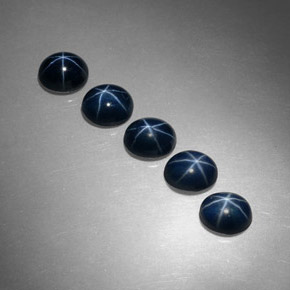 Achetez naturel ct bleue saphir étoilé gems, coupe ovale, en provenance thaïlande chez gemselect. en stock, livraison internationale!
