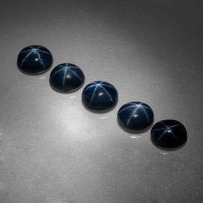 Achetez naturel ct bleue saphir étoilé gems, coupe ovale, en provenance thaïlande chez gemselect. en stock, livraison internationale!