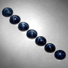 Achetez naturel ct Bleu Saphir Étoilé gems, Coupe ovale, En provenance Thaïlande chez GemSelect. En stock, livraison internationale!