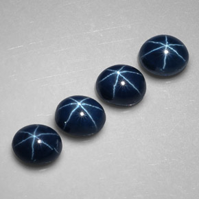 Achetez naturel ct bleue saphir étoilé gems, coupe ovale, en provenance thaïlande chez gemselect. en stock, livraison internationale!