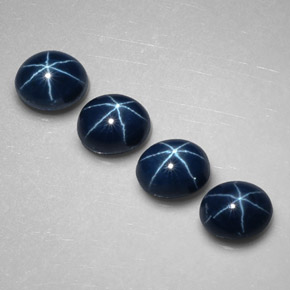Achetez naturel ct bleue saphir étoilé gems, coupe ovale, en provenance thaïlande chez gemselect. en stock, livraison internationale!