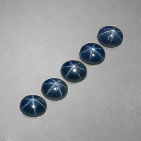 Achetez naturel ct bleue saphir étoilé gems, coupe ovale, en provenance thaïlande chez gemselect. en stock, livraison internationale!