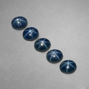 Achetez naturel ct bleue saphir étoilé gems, coupe ovale, en provenance thaïlande chez gemselect. en stock, livraison internationale!