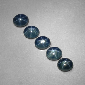 Achetez naturel ct bleue saphir étoilé gems, coupe ovale, en provenance thaïlande chez gemselect. en stock, livraison internationale!