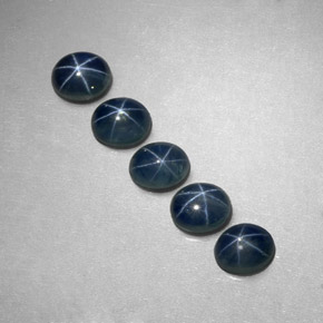 Achetez naturel ct bleue saphir étoilé gems, coupe ovale, en provenance thaïlande chez gemselect. en stock, livraison internationale!