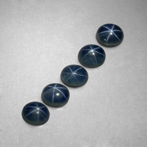 Achetez naturel ct bleue saphir étoilé gems, coupe ovale, en provenance thaïlande chez gemselect. en stock, livraison internationale!