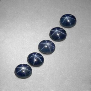 Achetez naturel ct bleue saphir étoilé gems, coupe ovale, en provenance thaïlande chez gemselect. en stock, livraison internationale!