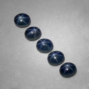 Achetez naturel ct bleue saphir étoilé gems, coupe ovale, en provenance thaïlande chez gemselect. en stock, livraison internationale!