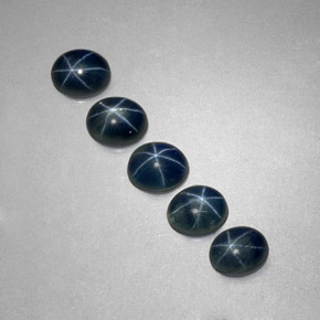 Achetez naturel ct bleue saphir étoilé gems, coupe ovale, en provenance thaïlande chez gemselect. en stock, livraison internationale!