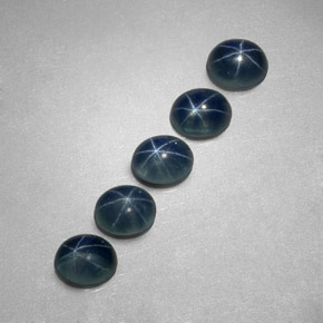 Achetez naturel ct bleue saphir étoilé gems, coupe ovale, en provenance thaïlande chez gemselect. en stock, livraison internationale!