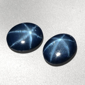 Achetez naturel ct bleue saphir étoilé gems, coupe ovale, en provenance thaïlande chez gemselect. en stock, livraison internationale!