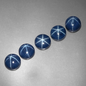 Achetez naturel ct bleue saphir étoilé gems, coupe roude, en provenance thaïlande chez gemselect. en stock, livraison internationale!