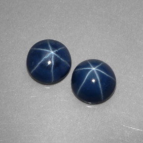 Achetez naturel ct bleue saphir étoilé gems, coupe roude, en provenance thaïlande chez gemselect. en stock, livraison internationale!