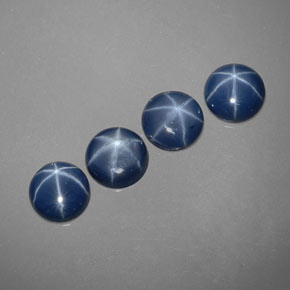 Achetez naturel ct bleue saphir étoilé gems, coupe roude, en provenance thaïlande chez gemselect. en stock, livraison internationale!