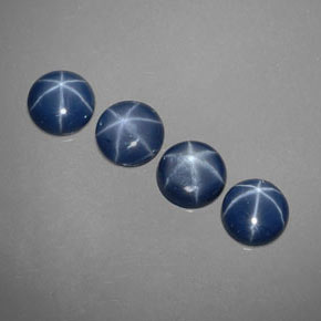 Achetez naturel ct bleue saphir étoilé gems, coupe roude, en provenance thaïlande chez gemselect. en stock, livraison internationale!