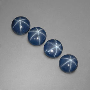 Achetez naturel ct bleue saphir étoilé gems, coupe roude, en provenance thaïlande chez gemselect. en stock, livraison internationale!