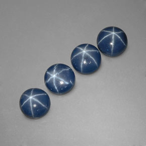 Achetez naturel ct bleue saphir étoilé gems, coupe roude, en provenance thaïlande chez gemselect. en stock, livraison internationale!