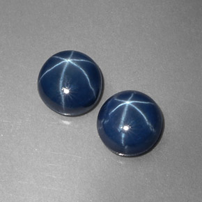 Achetez naturel ct bleue saphir étoilé gems, coupe roude, en provenance thaïlande chez gemselect. en stock, livraison internationale!