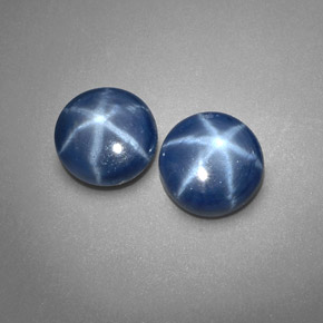 Achetez naturel ct bleue saphir étoilé gems, coupe roude, en provenance thaïlande chez gemselect. en stock, livraison internationale!