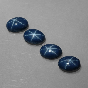 Achetez naturel ct bleue saphir étoilé gems, coupe ovale, en provenance thaïlande chez gemselect. en stock, livraison internationale!