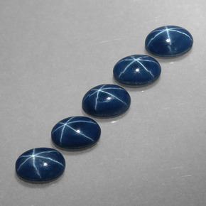 Achetez naturel ct bleue saphir étoilé gems, coupe ovale, en provenance thaïlande chez gemselect. en stock, livraison internationale!
