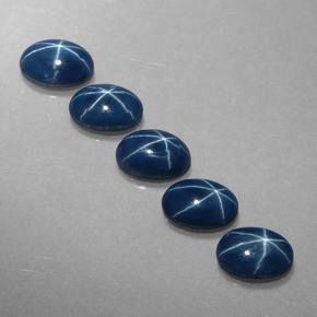 Achetez naturel ct bleue saphir étoilé gems, coupe ovale, en provenance thaïlande chez gemselect. en stock, livraison internationale!