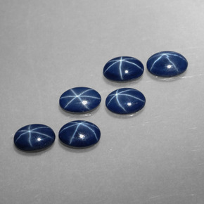 Achetez naturel ct Bleu Saphir Étoilé gems, Coupe ovale, En provenance Thaïlande chez GemSelect. En stock, livraison internationale!