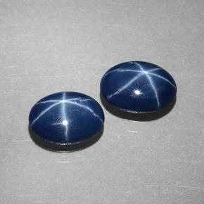 Achetez naturel ct bleue saphir étoilé gems, coupe ovale, en provenance thaïlande chez gemselect. en stock, livraison internationale!