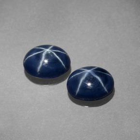 Achetez naturel ct bleue saphir étoilé gems, coupe ovale, en provenance thaïlande chez gemselect. en stock, livraison internationale!