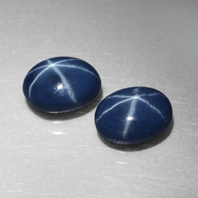 Achetez naturel ct Bleu Saphir Étoilé gems, Coupe ovale, En provenance Thaïlande chez GemSelect. En stock, livraison internationale!