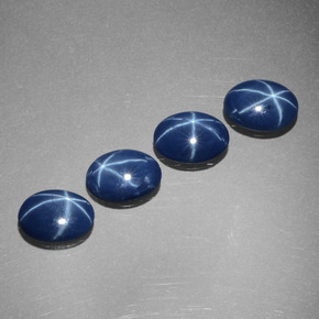 Achetez naturel ct Bleu Saphir Étoilé gems, Coupe ovale, En provenance Thaïlande chez GemSelect. En stock, livraison internationale!