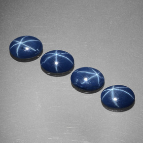 Achetez naturel ct Bleu Saphir Étoilé gems, Coupe ovale, En provenance Thaïlande chez GemSelect. En stock, livraison internationale!