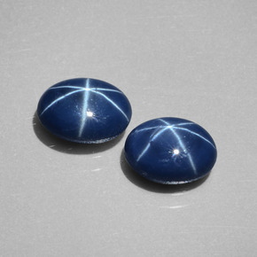 Achetez naturel ct bleue saphir étoilé gems, coupe ovale, en provenance thaïlande chez gemselect. en stock, livraison internationale!