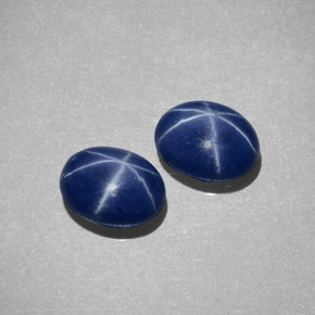 Achetez naturel ct bleue saphir étoilé gems, coupe ovale, en provenance thaïlande chez gemselect. en stock, livraison internationale!