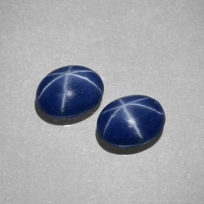 Achetez naturel ct bleue saphir étoilé gems, coupe ovale, en provenance thaïlande chez gemselect. en stock, livraison internationale!
