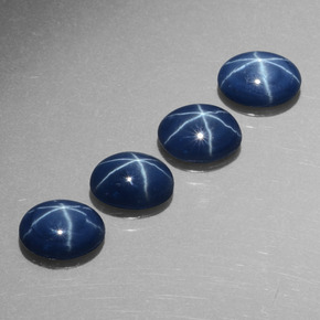 Achetez naturel ct bleue saphir étoilé gems, coupe ovale, en provenance thaïlande chez gemselect. en stock, livraison internationale!
