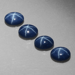 Achetez naturel ct bleue saphir étoilé gems, coupe ovale, en provenance thaïlande chez gemselect. en stock, livraison internationale!