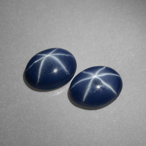 Achetez naturel ct bleue saphir étoilé gems, coupe ovale, en provenance thaïlande chez gemselect. en stock, livraison internationale!