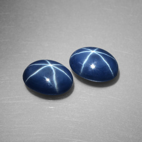 Achetez naturel ct bleue saphir étoilé gems, coupe ovale, en provenance thaïlande chez gemselect. en stock, livraison internationale!