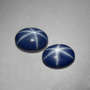 Achetez naturel ct Bleu Saphir Étoilé gems, Coupe ovale, En provenance Thaïlande chez GemSelect. En stock, livraison internationale!