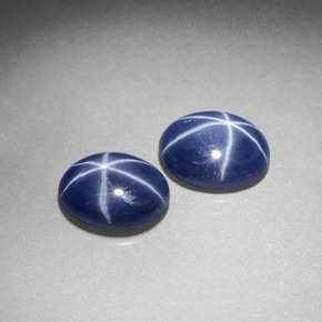 Achetez naturel ct Bleu Saphir Étoilé gems, Coupe ovale, En provenance Thaïlande chez GemSelect. En stock, livraison internationale!
